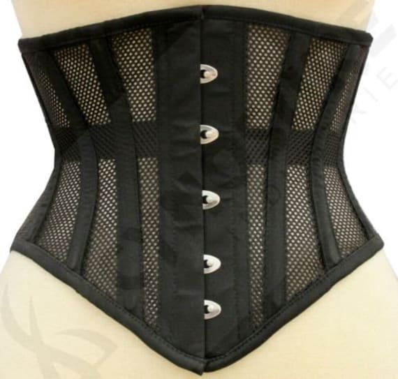 Damen Mesh Unterbrust Korsett | Hochleistungs-stahl Entbeintes Taillen-Schulungskorsett Cw-46 von CynosureAT