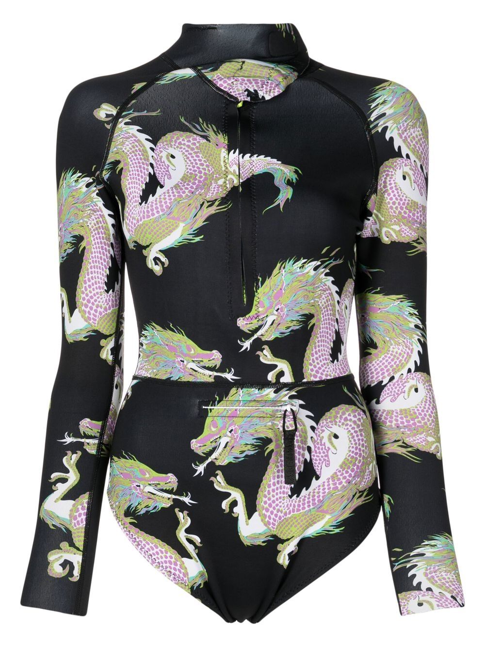 Cynthia Rowley Dragon Neoprenanzug - Schwarz von Cynthia Rowley