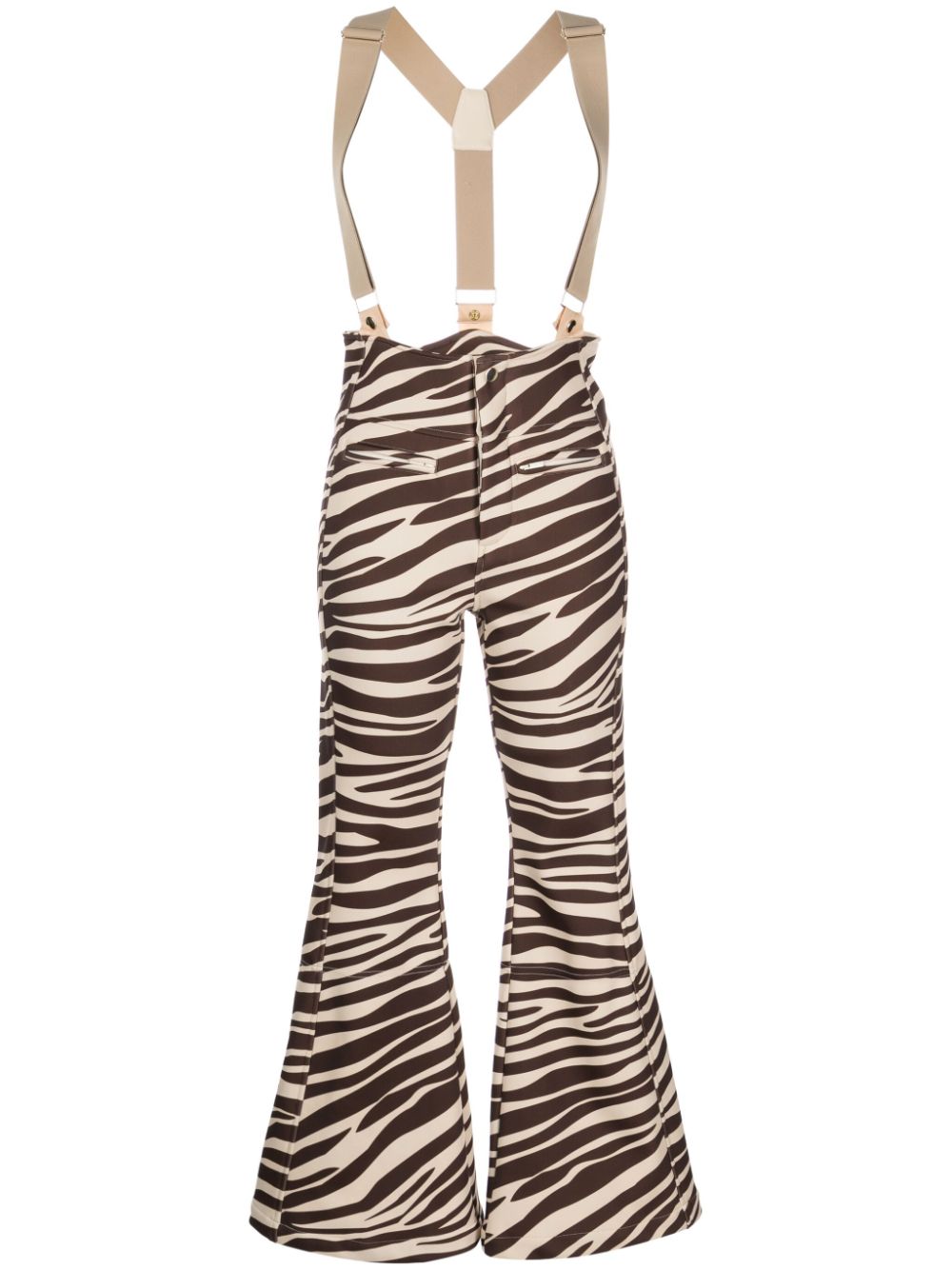 Cynthia Rowley Schlaghose mit Zebra-Print - Braun von Cynthia Rowley