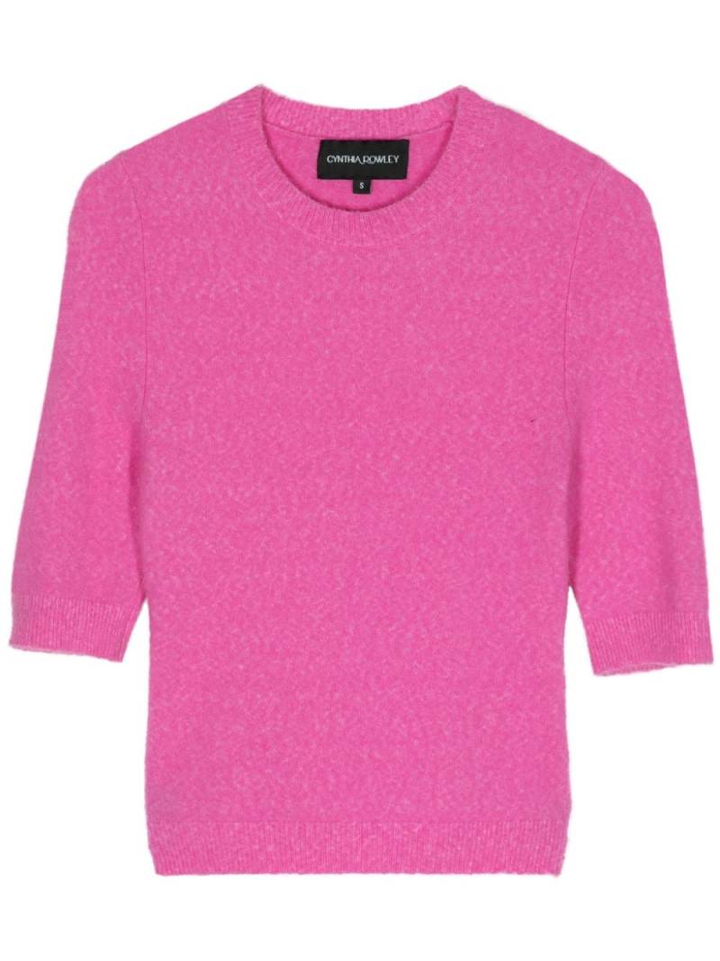 Cynthia Rowley Sydney Pullover aus Kaschmirgemisch - Rosa von Cynthia Rowley