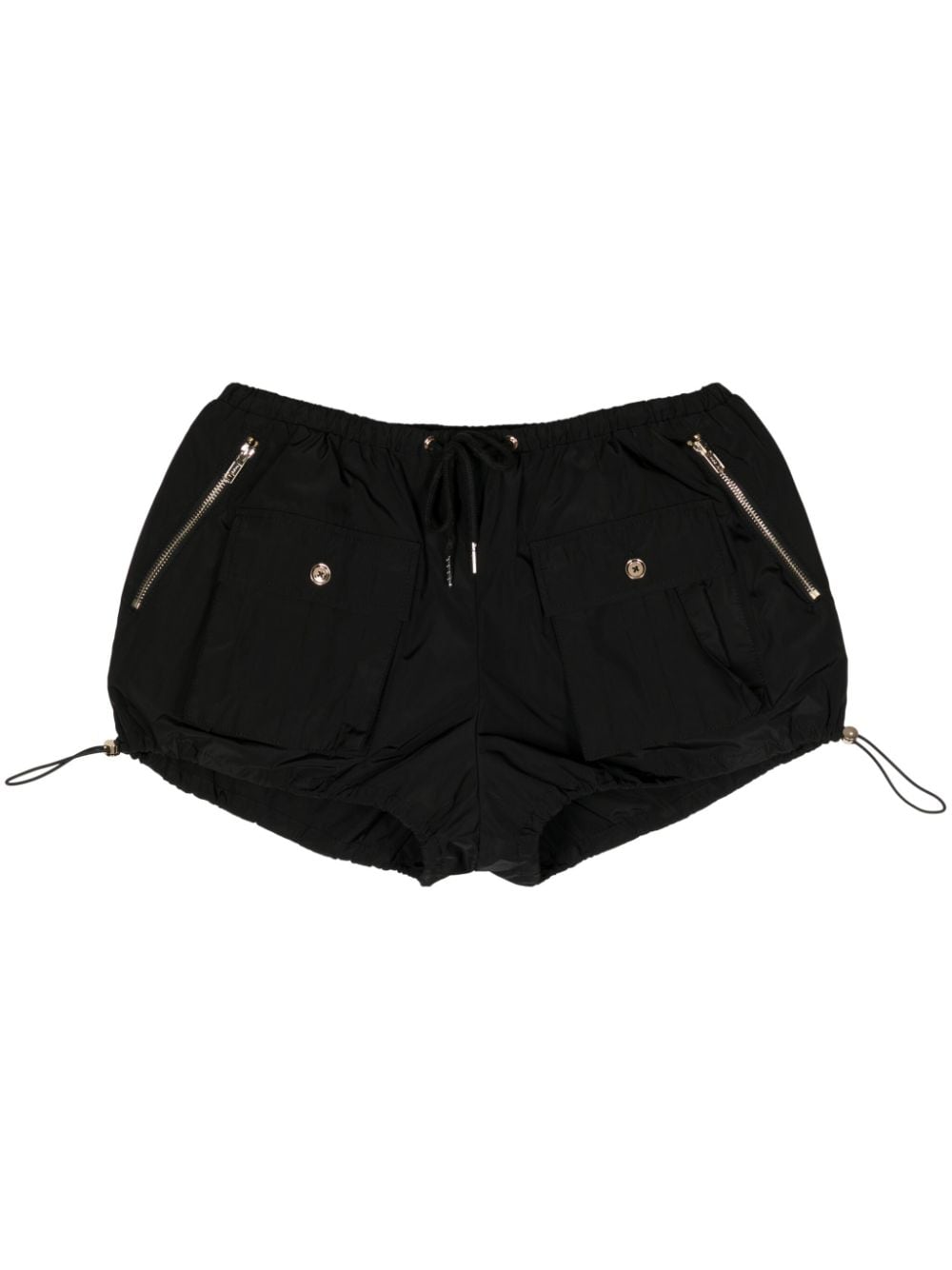 Cynthia Rowley Bloomer-Shorts mit Cargotaschen - Schwarz von Cynthia Rowley