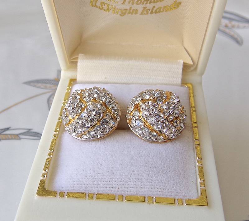 Vintage Designer Gold Spirale Ohrstecker von CynthiasAttic