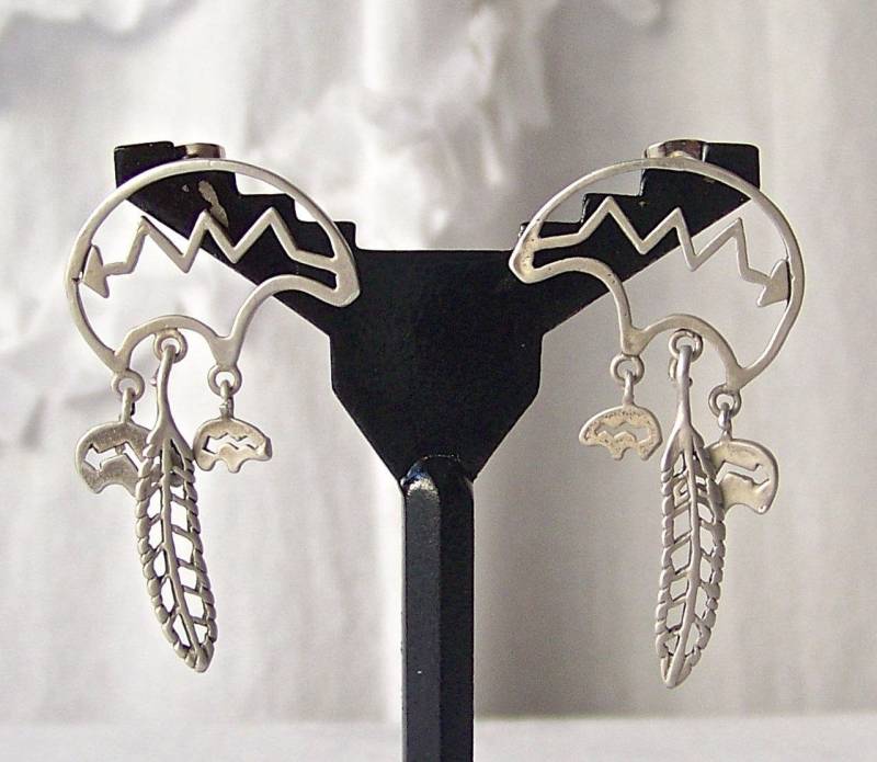 Vintage Sterling Bär Ohrstecker von CynthiasAttic