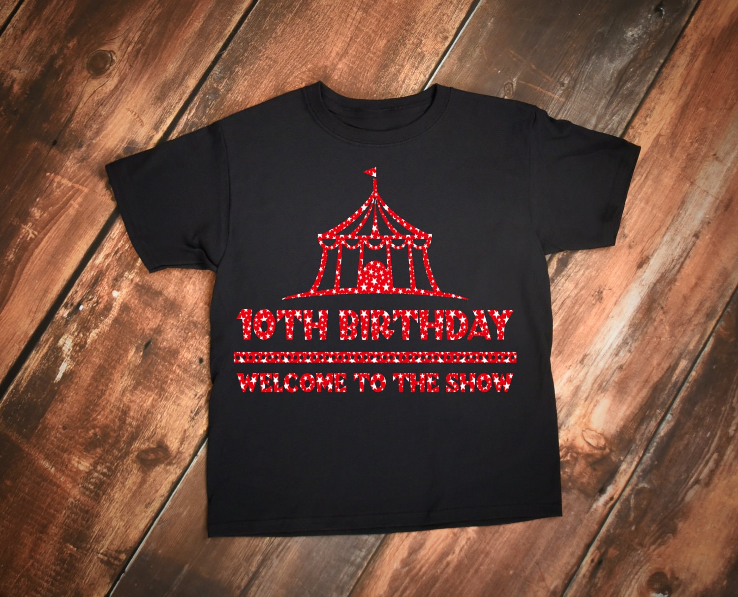 Zirkus Geburtstag Shirt, Zirkus-Geburtstag-Outfit, Karneval Thema Geburtstag, Hemd, Zirkusthema 10. Geburtstag-Kleinkind-Shirt, Zirkuszelt von CypressKidsBoutique