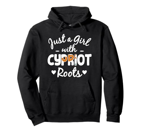 Nur EIN Mädchen mit zypriotischen Wurzeln ist stolz auf Cyprus Heritage Pullover Hoodie von Cyprus Flag Designs Proud Cypriot Roots