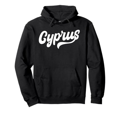 Zypern Typeset Zypern Männer Frauen Zypern Reise Souvenir Pullover Hoodie von Cyprus Flag Designs Proud Cypriot Roots