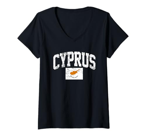 Damen Zypern Familienreise nach Zypern Geschenk Zypern Urlaub Souvenir T-Shirt mit V-Ausschnitt Damen Zypern Familienreise nach Zypern Geschenk Zypern Urlaub Souvenir T-Shirt mit V-Ausschnitt von Cyprus family trip to Cyprus Gift Cyprus