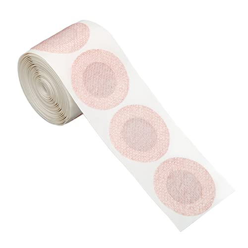 Cyrank 100 Stück Nippelabdeckungen für Männer, Vliesstoff, Anti-Reibungs-Nippelschutz, Einweg-Nippelband, Selbstklebende Bandage für Läufer, Sport, Fitnessstudio(Hautfarbe) von Cyrank