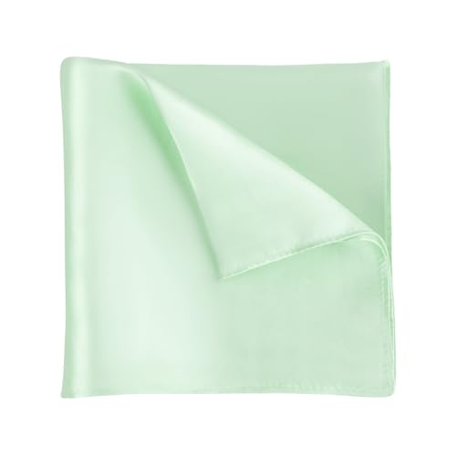 Cyriacus Einstecktuch aus 100% Seide Herren einfarbig Seideneinstecktuch - Gr. 34 x 34 cm Minze von Cyriacus