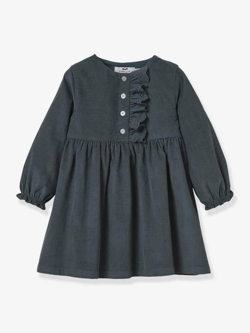 Baby Samtkleid mit Stickerei CYRILLUS von Cyrillus