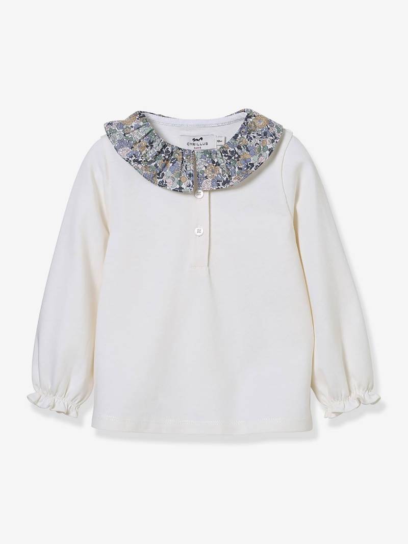 Baby T-Shirt mit Kragen aus Libertystoff CYRILLUS Baby T-Shirt mit Kragen aus Libertystoff CYRILLUS von Cyrillus