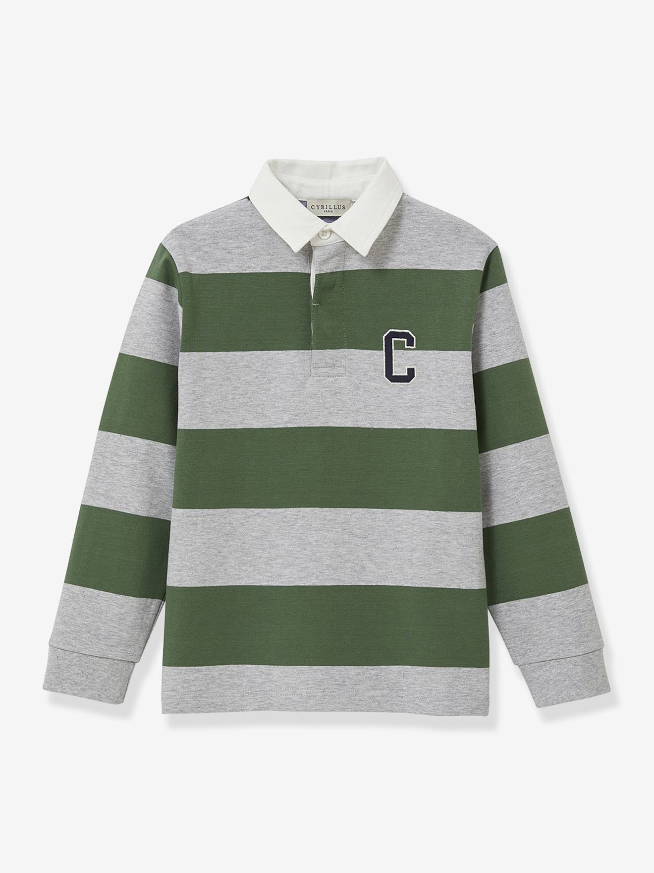 Rugby-Poloshirt aus Bio-Baumwolle von Cyrillus