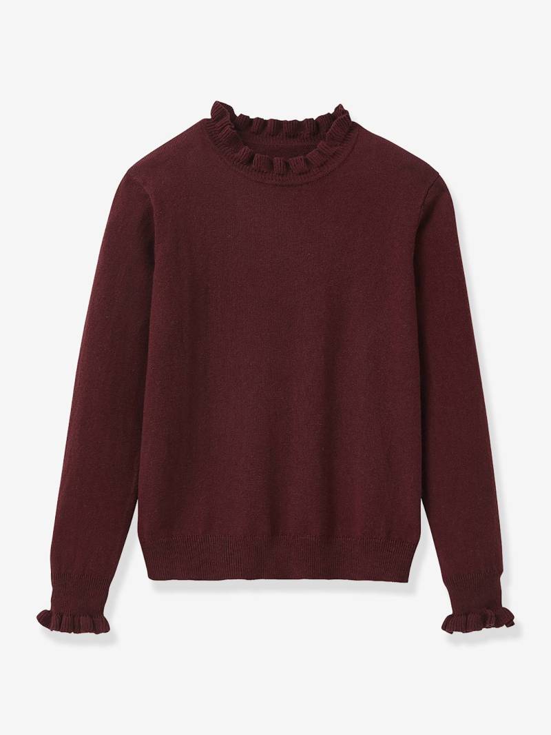 Strickpullover mit Rüschen Mädchen CYRILLUS von Cyrillus