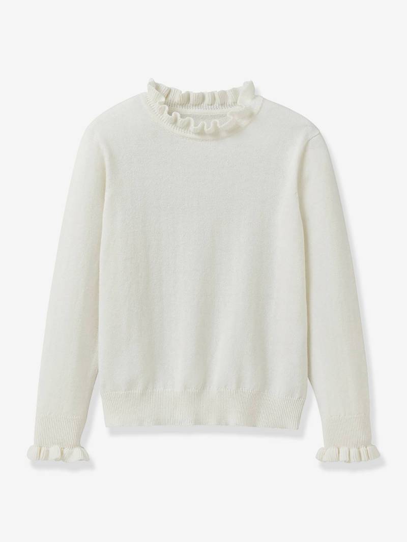 Strickpullover mit Rüschen Mädchen CYRILLUS von Cyrillus
