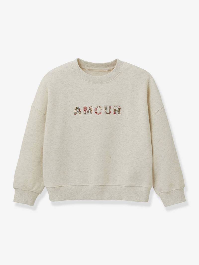 Sweatshirt mit Liberty-Applikationen von Cyrillus