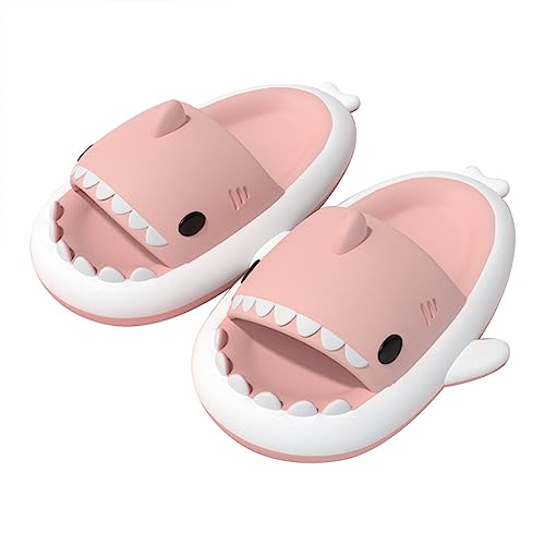 Cysincos Hausschuhe Herren Damen Badeschuhe Sommer Rutschfeste Schnelltrocknende Slides Sandalen EVA Offene Zehen Weiche Garten Badelatschen Plattform Badeschlappen Slippers,40/41EU,D - pink von Cysincos