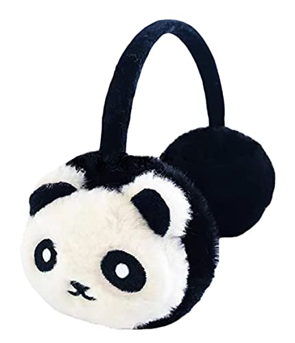 Kinder Ohrenwärmer mit Tiermuster Panda Jungen Mädchen Warme Winter Ohrenschützer Kinder Outdoor Ski Faux Fur Earmuffs Weich Plüsch Ohrenschützer Kälteschutz Kalte Winterzubehör Outdoor Ohrenmuscheln von Cysocool