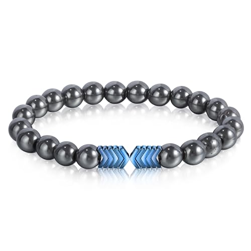 CyxenNova Armband Herren Perlenarmband Herren Armbänder Für Herren Pfeilmuster Schmuck Geschenke Für Männer, Papa, Freund, Ehemann, Bruder von CyxenNova