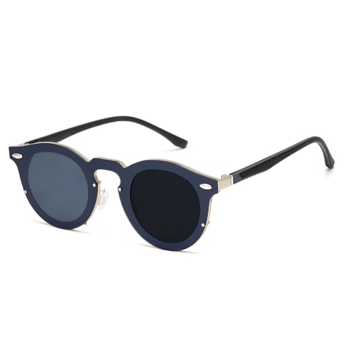 Cyxus Sonnenbrille mit einstellbarer Tönung 1-7 Gänge Abgerundete polarisierende Brille mit ND-Filter-Gläsern Fortschrittliche ND-Filter-Glas-Technologie P1317 (Blau) von Cyxus