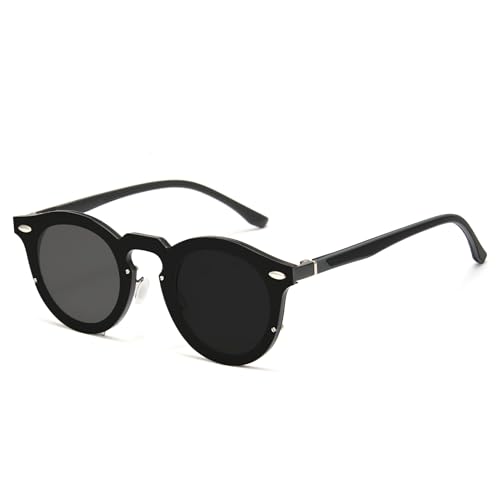 Cyxus Sonnenbrille mit einstellbarer Tönung 1-7 Gänge Abgerundete polarisierende Brille mit ND-Filter-Gläsern Fortschrittliche ND-Filter-Glas-Technologie P1317 (Schwarz) von Cyxus