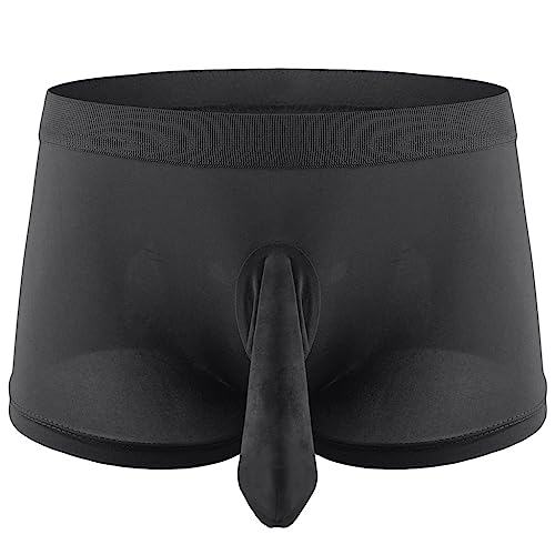 Czizitong Männer Elefant Unterwäsche Beutel Slips Strings Lustige Unterwäsche (Schwarz) von Czizitong