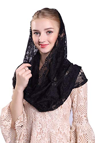 Czy accessories Mantilla-Schleier, weich, bequem, spanischer Stil, Spitze, Unendlichkeitssymbol, Mantilla, Latein, 4 Farben, Schwarz, 38 Czy accessories Mantilla-Schleier, weich, bequem, spanischer Stil, Spitze, Unendlichkeitssymbol, Mantilla, Latein, 4 Farben, Schwarz, 38 von Grettytling