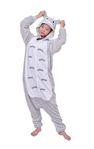 D'BOON Erwachsene Kinder Totoro Onesie Animal Pyjama einteiliges Nachtwäsche-Kostüm(Fit für Höhe(143-154cm)) von D'BOON