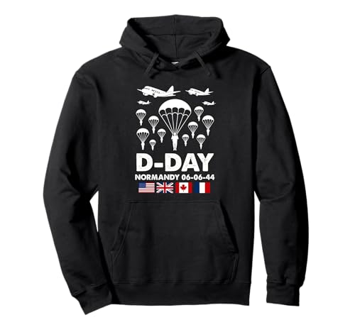 D-Day 81. Jahrestag 1944 Fallschirmjäger Veteran Tribute Männer Pullover Hoodie D-Day 81. Jahrestag 1944 Fallschirmjäger Veteran Tribute Männer Pullover Hoodie von D-Day 81st Anniversary Normandy Remembrance Tees
