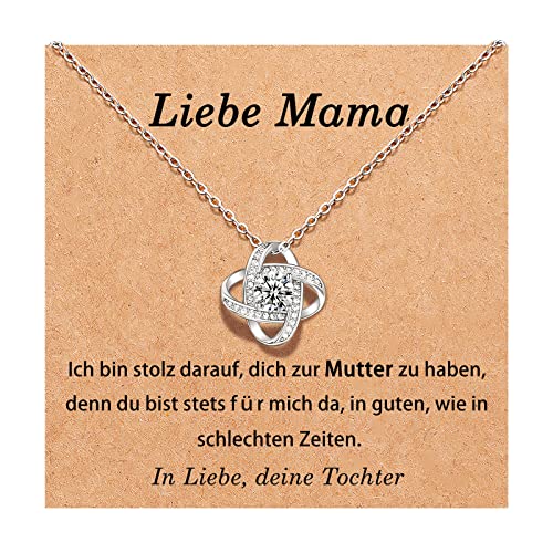 D Dongjiangjin Gift Geschenke für Mama, Kette für Mama Mutter Schmuck Geschenkidee für Mama Muttertag Geburtstag von D Dongjiangjin Gift