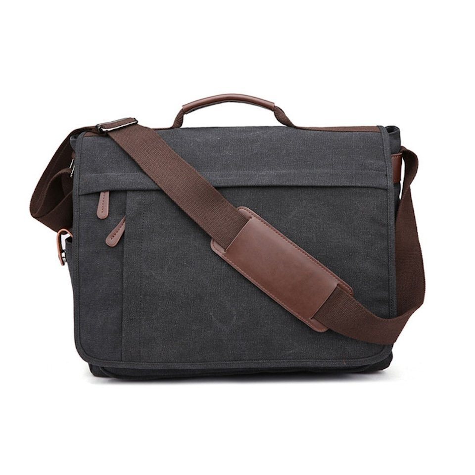 D-IDEAZ Laptoptasche Businesstasche Aktentasche Männer Handtasche, Schultergurt von D-IDEAZ