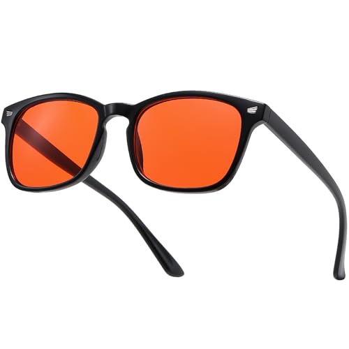 D Lolylad Blaulichtfilter Brille Herren Frauen, Gaming Brille Anti Blaulicht, Computer Blaulicht Blocker Pc Brille für Damen von D Lolylad