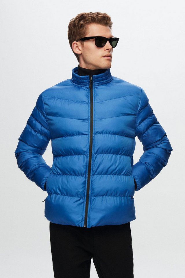 D'S DAMAT Caban Ds Damat Slim Fit winddichter Mantel mit Faserfüllung Puffer Jacket von D'S DAMAT