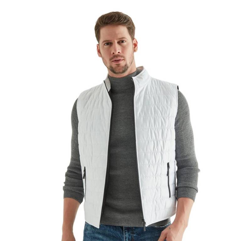 D'S DAMAT Jackett D'S DAMAT Pufferweste für Herren, leichte Herrenweste Oberbekleidung von D'S DAMAT