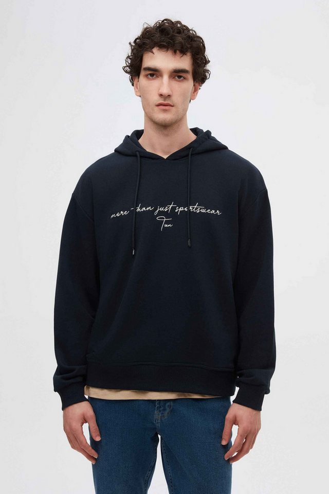D'S DAMAT Kapuzensweatshirt Twn – Besticktes Sweatshirt mit lockerer Passform von D'S DAMAT