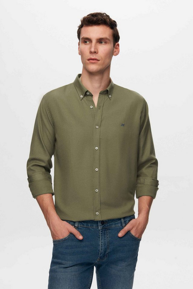 D'S DAMAT Langarmhemd D'S DAMAT Herrenhemd Langarmhemd für Geschäftsmann, Geschenk für Männe von D'S DAMAT
