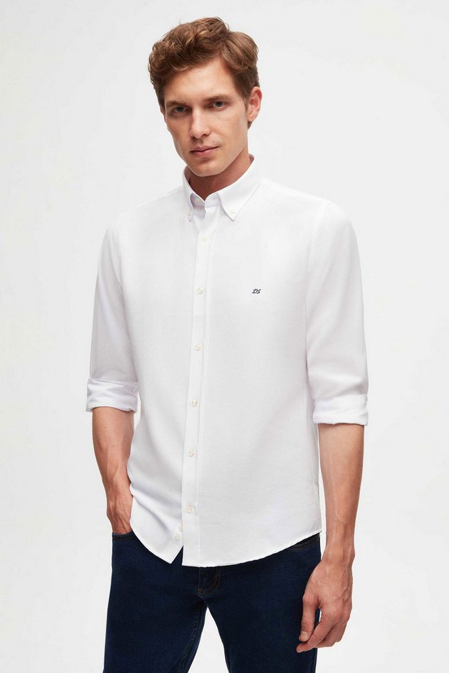 D'S DAMAT Langarmhemd D'S DAMAT Herrenhemd Langarmhemd für Geschäftsmann, Geschenk für Männe von D'S DAMAT