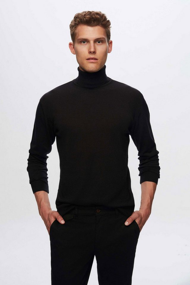 D'S DAMAT Strickpullover Ds Damat Rollkragenpullover aus Baumwollmischung mit regulärer Passfor von D'S DAMAT