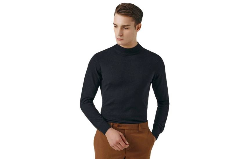 D'S DAMAT Sweater D'S DAMAT Half Fisherman Strickmode, Modische Herrenpullover, Stylisch von D'S DAMAT