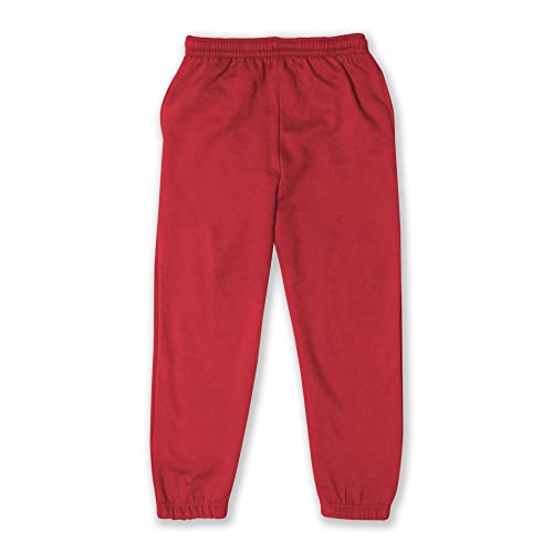 D&H CLOTHING UK Fleece Jogginghose für Kinder, Jungen und Mädchen, Rot, 9 bis 11 Jahre von D&H CLOTHING UK