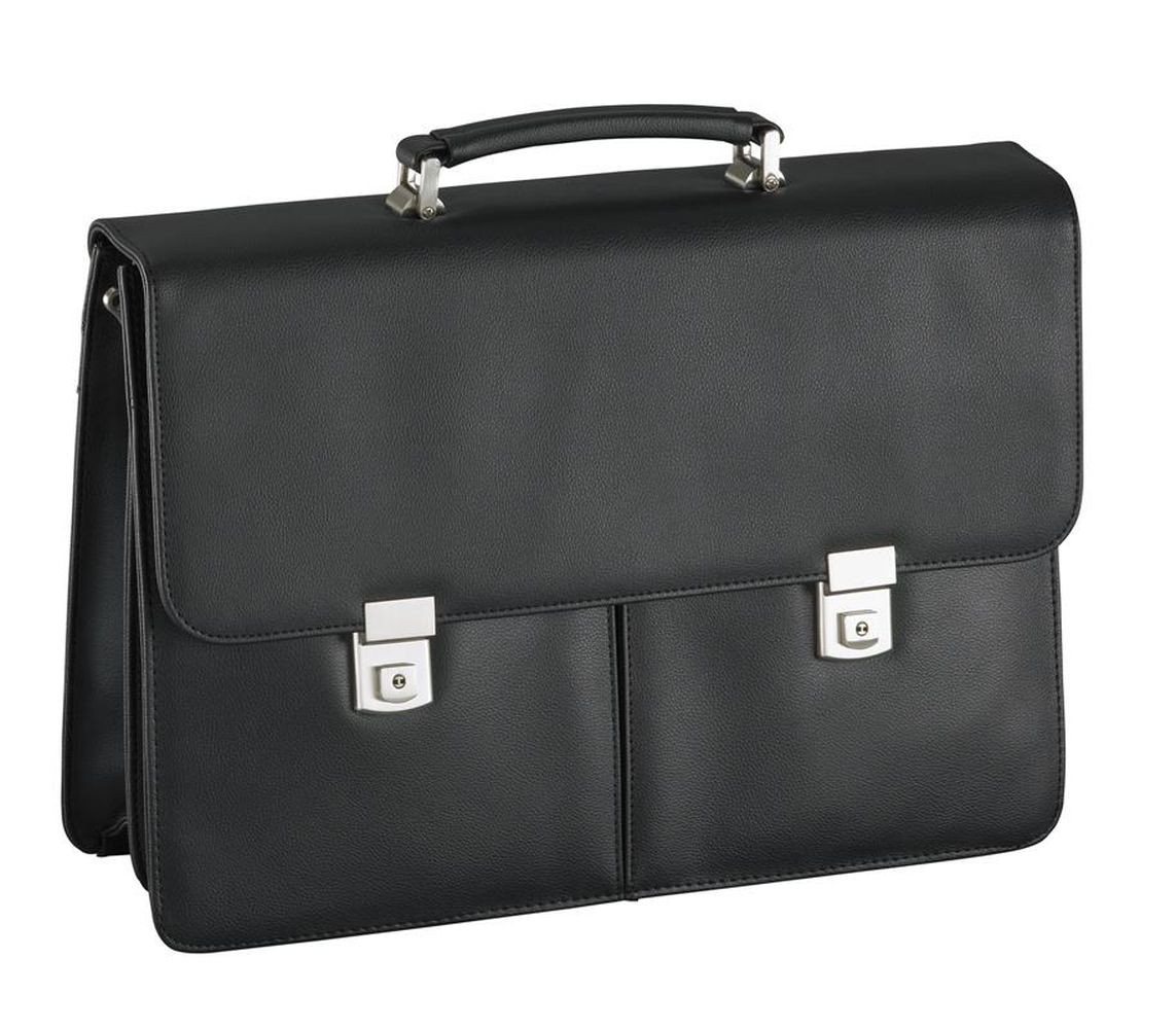 D&N Aktentasche Elegant designte Schwarze Aktentasche für Geschäftsleute von D&N