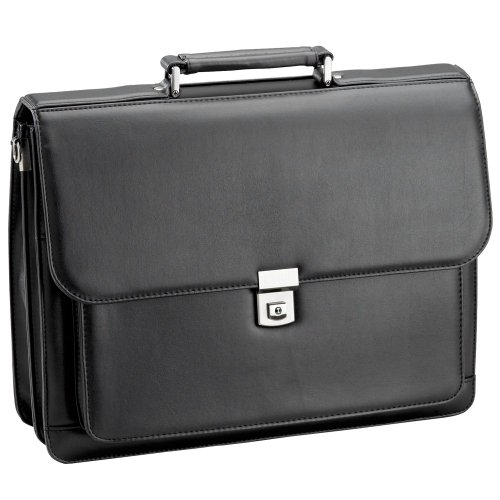 D&N Business Line Aktentasche, 40 cm, 19L, schwarz von D & N