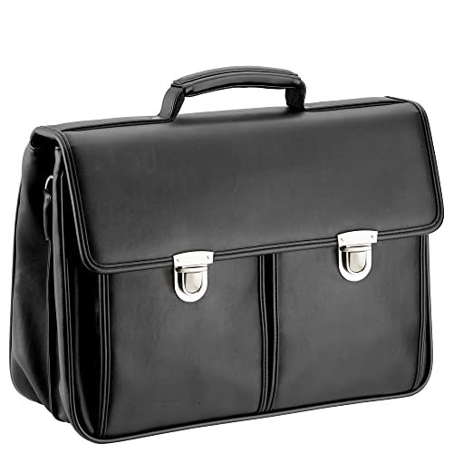 D&N Business Line Aktentasche, 41 cm, 18L, Schwarz von D & N