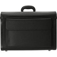 D&N Business & Travel - Pilotenkoffer PU mit 2 Verschlüssen 51 cm Vortasche von D&N