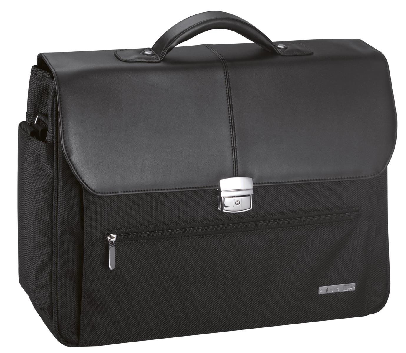 D&N Businesstasche Schwarze Business-Tasche mit raffiniertem Design und Funktionalität von D&N