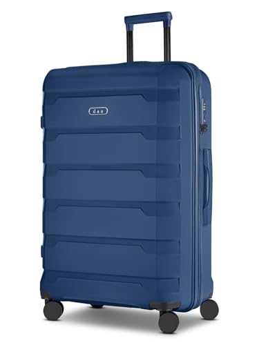 D & N Check-in Koffer für Damen und Herren | großer XL Trolley 48 x 30 x 76 cm aus hochwertigem, stoßfestem ABS Material | Erweiterbar & TSA Schloss| South Dakota Serie von D & N