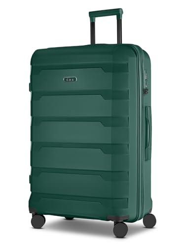 D & N Check-in Koffer für Damen und Herren | großer XL Trolley 48 x 30 x 76 cm aus hochwertigem, stoßfestem ABS Material | Erweiterbar & TSA Schloss| South Dakota Serie von D & N