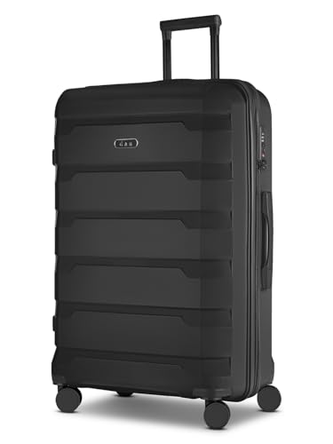 D & N Check-in Koffer für Damen und Herren | großer XL Trolley 48 x 30 x 76 cm aus hochwertigem, stoßfestem ABS Material | Erweiterbar & TSA Schloss| South Dakota Serie von D & N