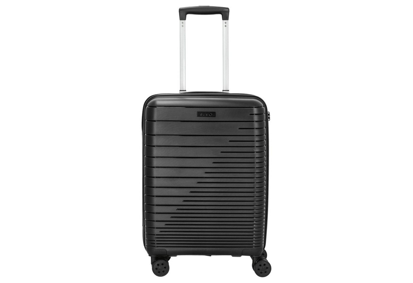 D&N Handgepäck-Trolley Travel Line 4600 - 4-Rollen-Kabinentrolley S 55 cm (black), 4 Rollen Rollen von D&N