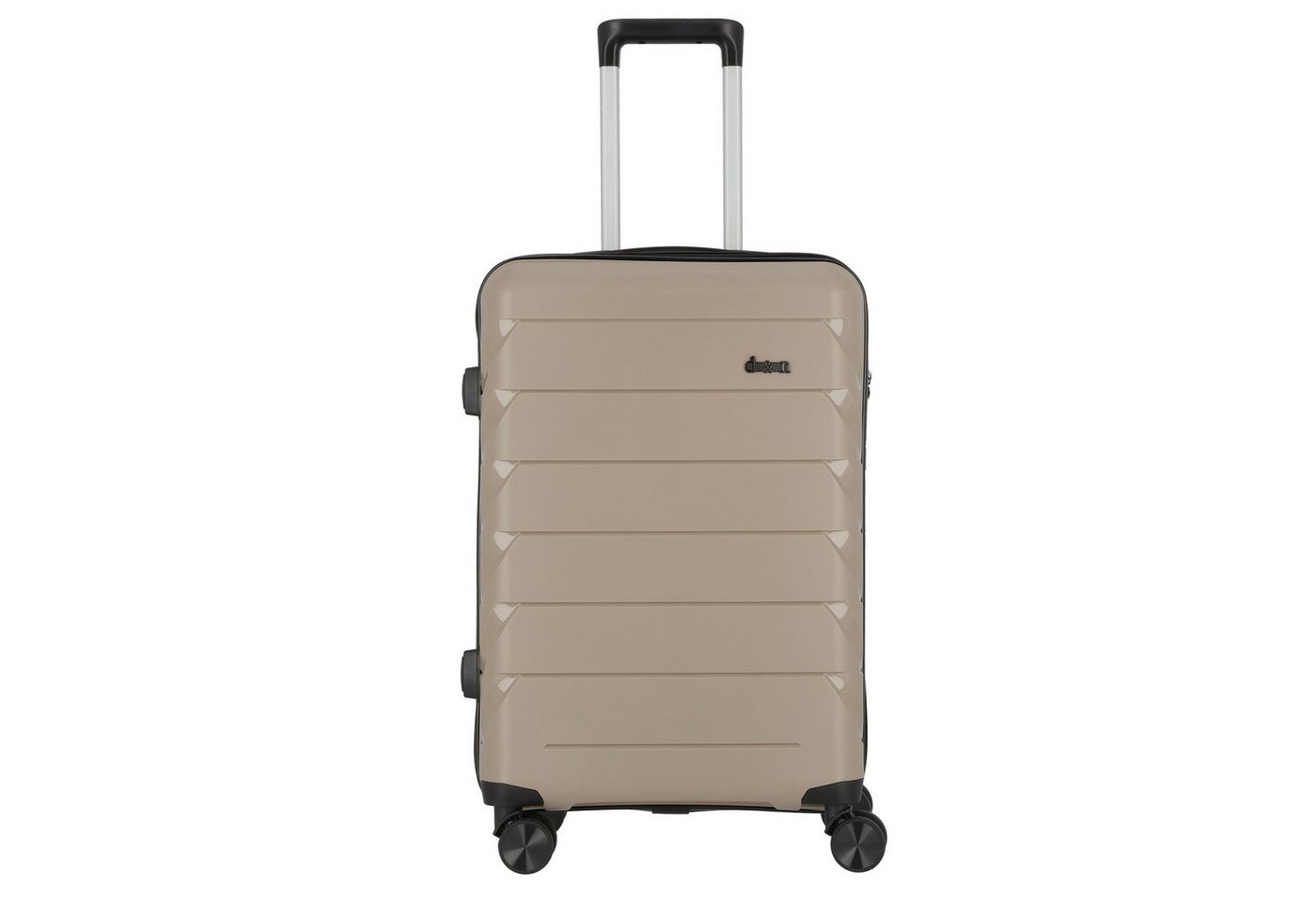 D&N Hartschalen-Trolley Travel Line, 4 Rollen, Polypropylen von D&N