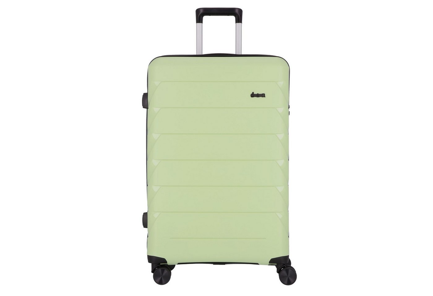 D&N Hartschalen-Trolley Travel Line, 4 Rollen, Polypropylen von D&N